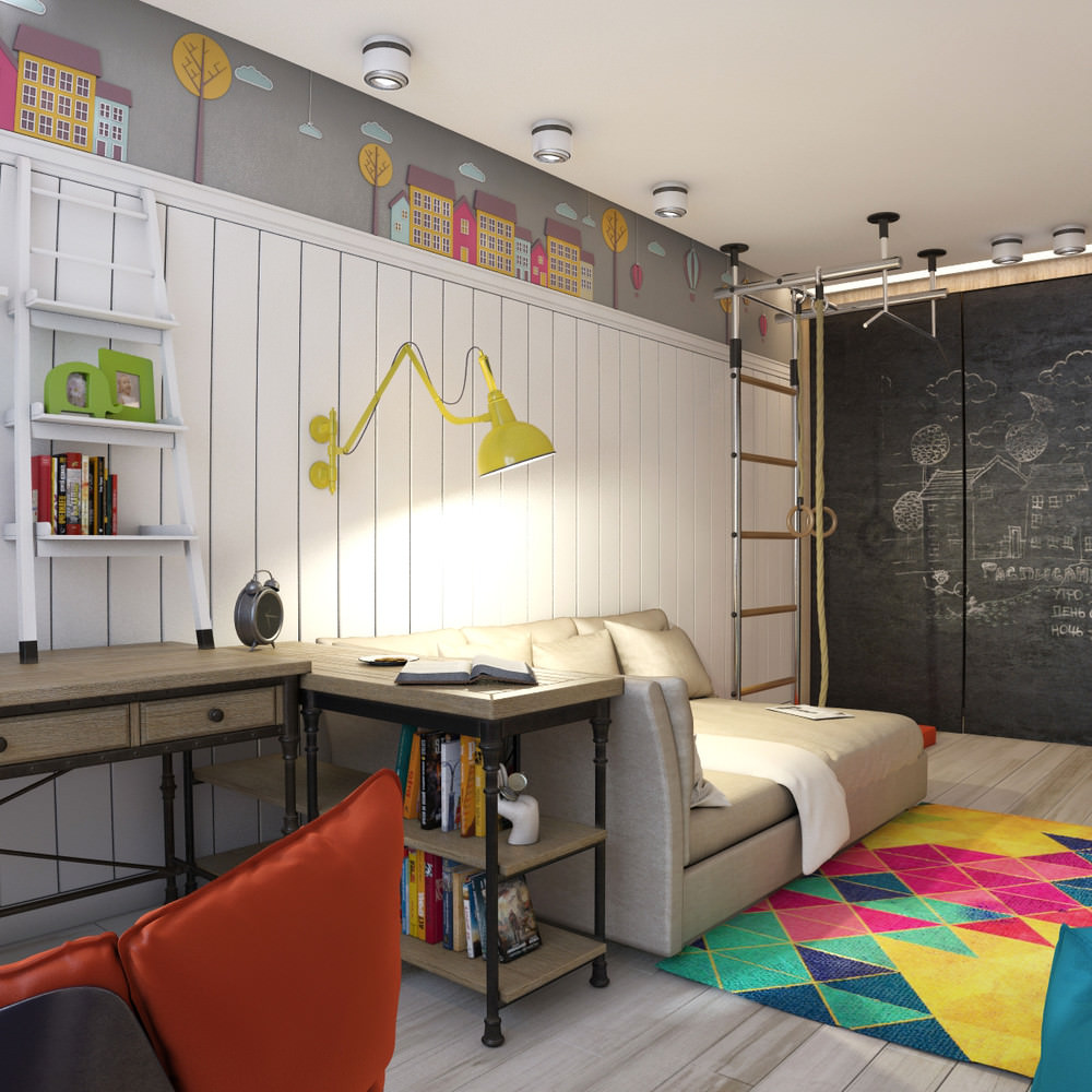 Дизайн детской комнаты для мальчика 2