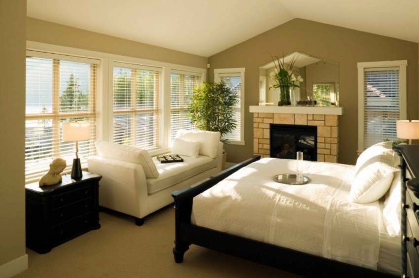 Диван в спальню - варианты использования, правила установки и размещения различных типов диванов
