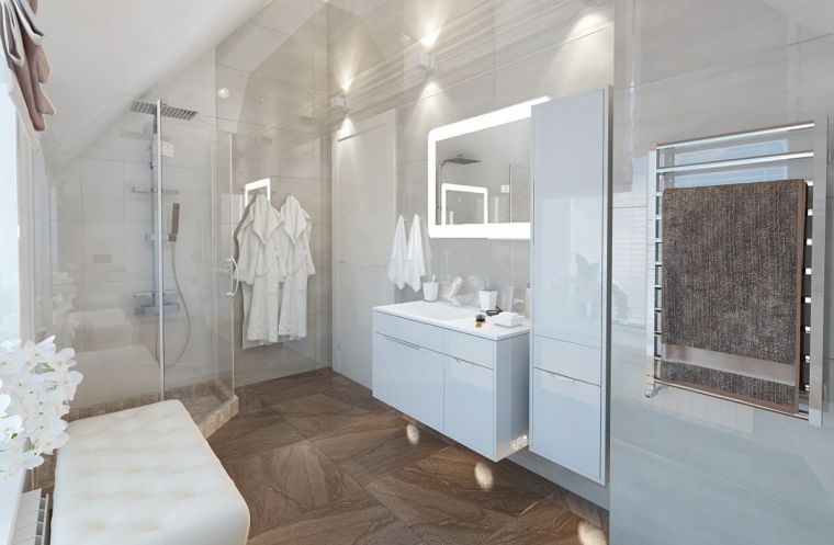Дизайн ванной - 145 фото идей оформления интерьера. Обзор актуальных трендов 2021 года и вариантов применения лучших материалов