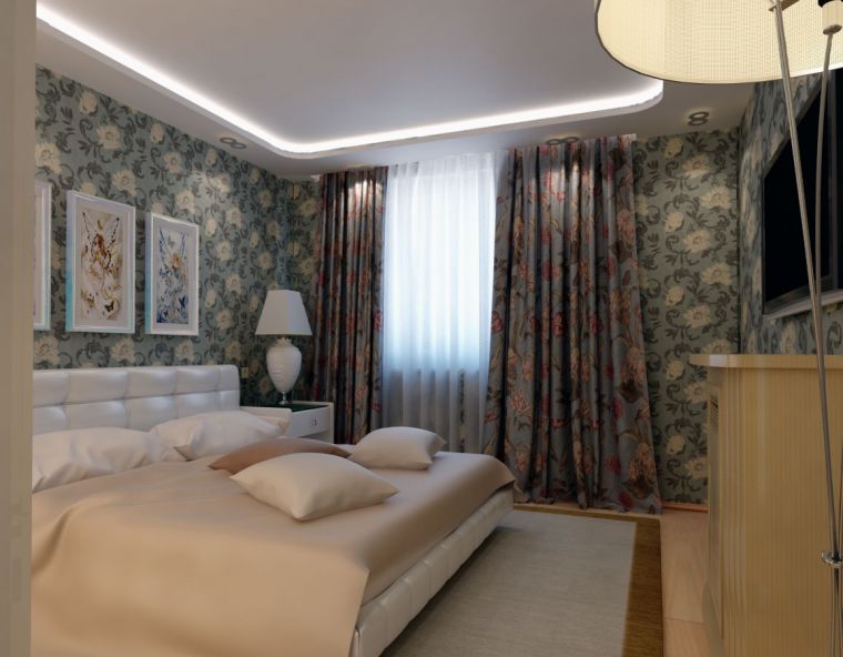 Идеи для спальни - примеры стильного оформления интерьера и красивых элементов украшения спальни (135 фото)