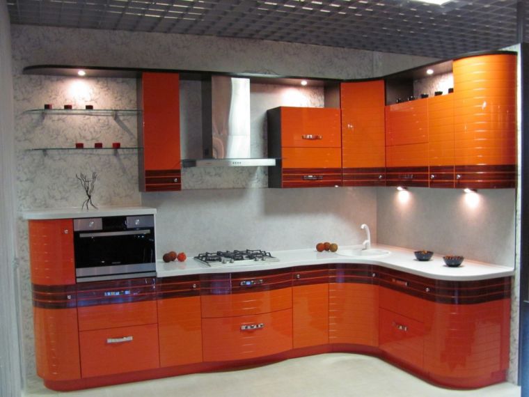 Комбинированные кухни - 145 фото реальных примеров современного интерьера кухни