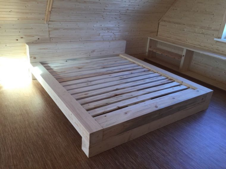 Кровать своими руками - пошаговый мастер-класс как и из чего можно сделать удобную кровать (115 фото)