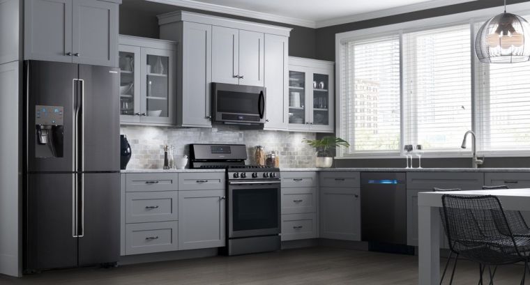 Кухня с холодильником - 90 фото примеров современного дизайна и идеи оформления кухонной бытовой техники