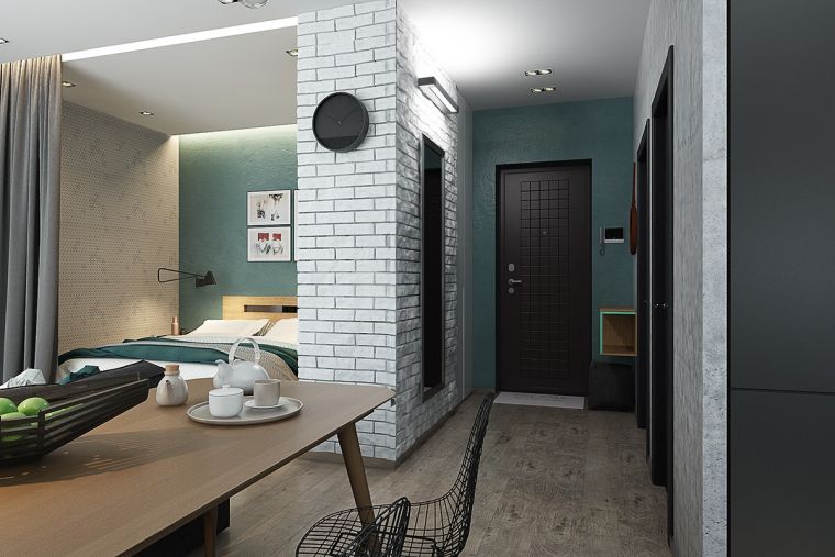 Квартира 40 кв. м. - лучшие решения оформления интерьера от ведущих дизайнеров (115 фото)