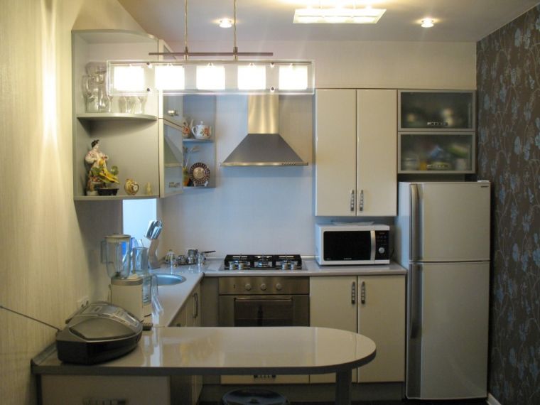 Маленькая кухня: красивые идеи дизайна и 140 фото реальных моделей оформления кухни