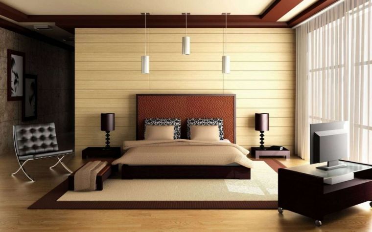 Оформление спальни - 145 фото современного интерьера и идеи самых красивых сочетаний