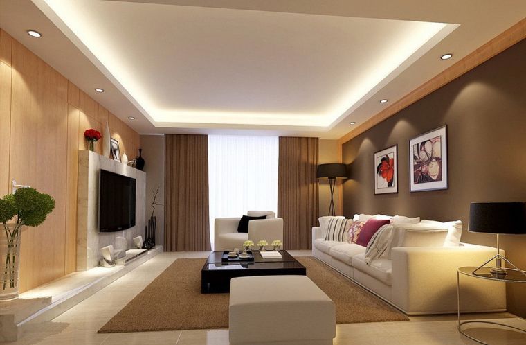 Освещение в гостиной - оригинальные решения как разместить светильники в гостиной. Советы дизайнеров по выбору самых практичных идей (85 фото)