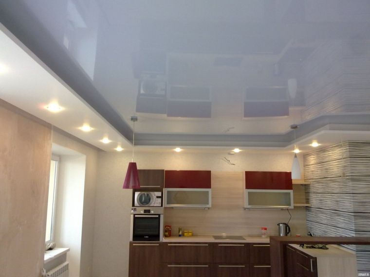 Потолок на кухне: идеи дизайна и советы по оформлению. 110 фото как красиво оформить кухонный потолок