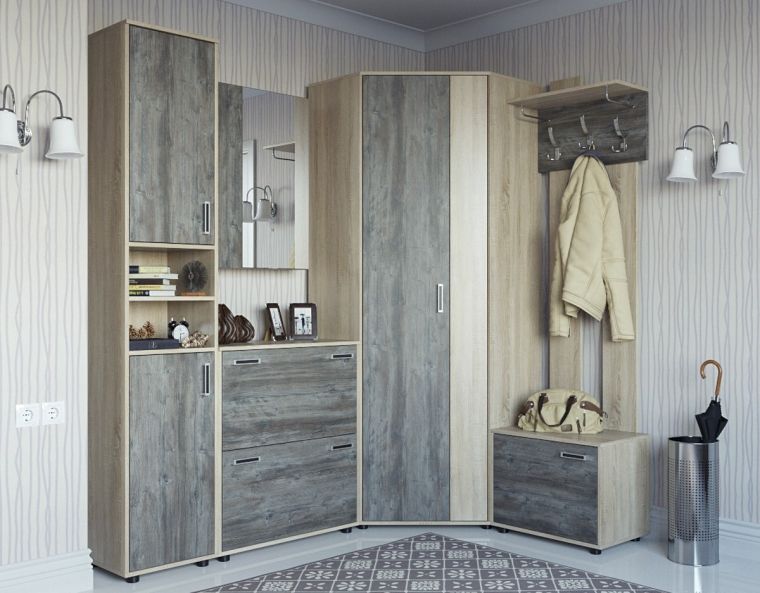Шкаф в прихожую - советы по выбору, расположению и самые модные тенденции оформления шкафов (110 фото)