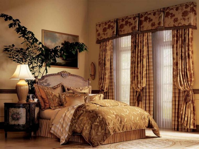 Шторы в спальню - современные модные варианты и рекомендации по пошиву штор (80 фото)