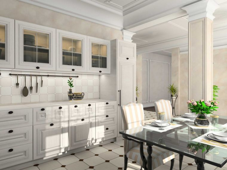 Современные кухни - 150 фото примеров реального оформления интерьера в современных и классических стилях