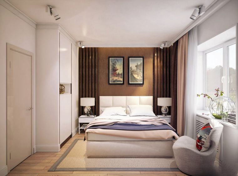 Спальня 18 кв. м: 110 фото модных и оригинальных решений по украшению комнаты