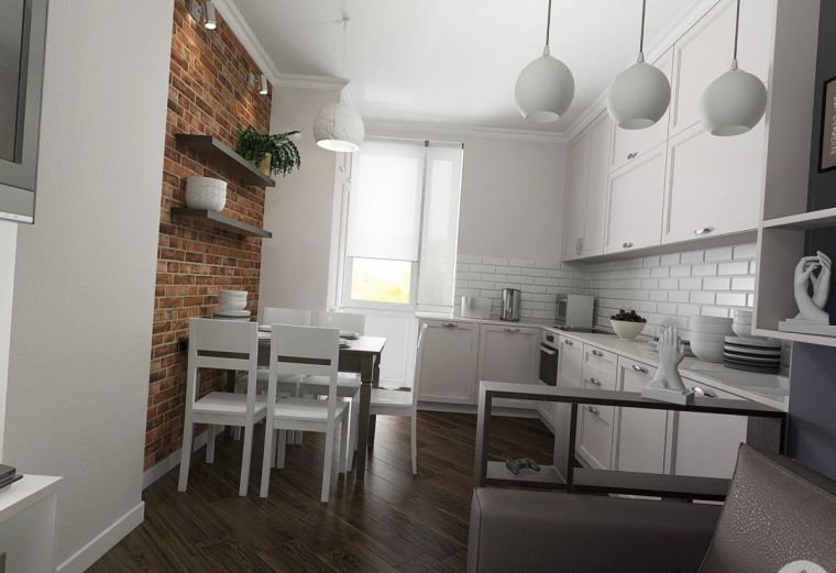 Стены в кухне: советы как выбрать стильную и качественную отделку для кухонных поверхностей (90 фото)