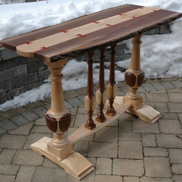 Стол из спила дерева своими руками - стильные и оригинальные идеи создания столов и идеи по выбору их дизайна (140 фото)