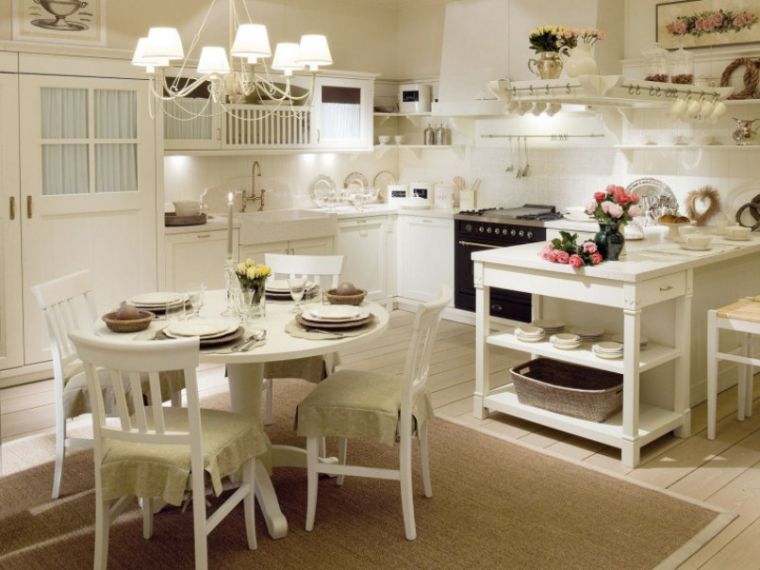 Столы для кухни - современные модели и варианты их размещения в кухонном интерьере (85 фото)