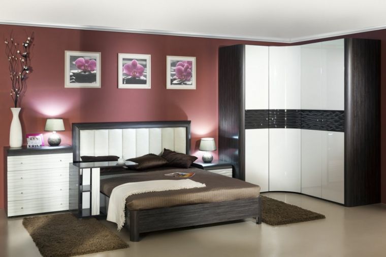 Угловые спальни - 135 фото лучших идей дизайна и стильного актуального оформления