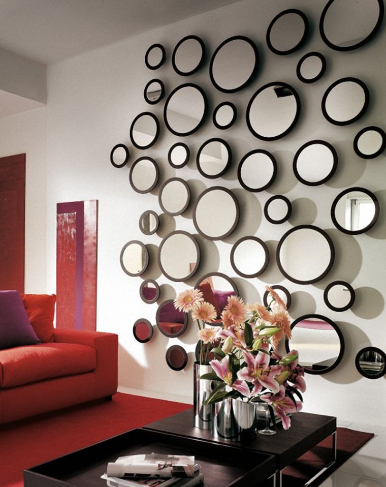 Зеркало в гостиной - идеи и варианты размещения зеркал в гостиной. Лучшие советы и идеи современных дизайнеров (110 фото)
