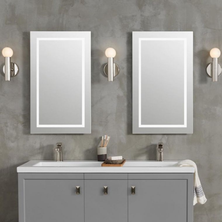 Зеркало в ванную - идеи, правила и особенности применения в современном дизайне интерьера (140 фото)