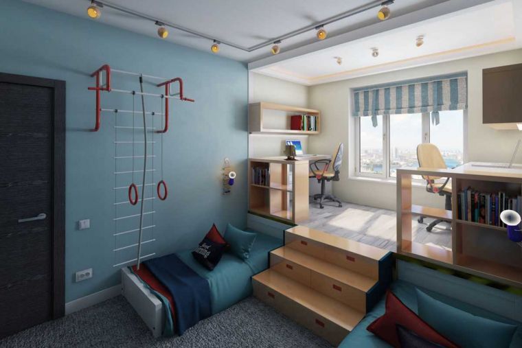 Зонирование детской комнаты: основные варианты и правила зонирования помещений. 130 фото идей и реальных примеров красивого зонирования