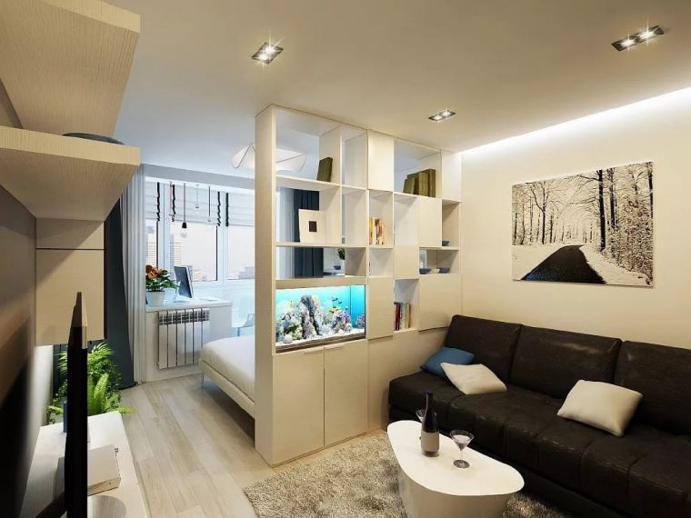 Зонирование гостиной: 110 фото современных идей дизайна и правил распределения места в комнате
