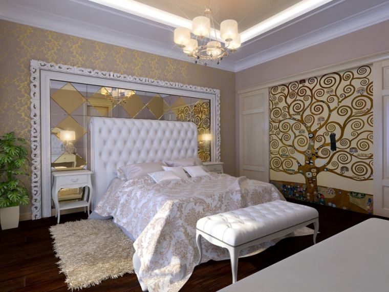 Декор спальни - оригинальные решения и примеры стильного оформления спальной комнаты (100 фото)