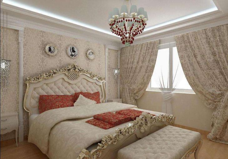 Спальня в стиле барокко - 115 фото идеального сочетания в интерьере