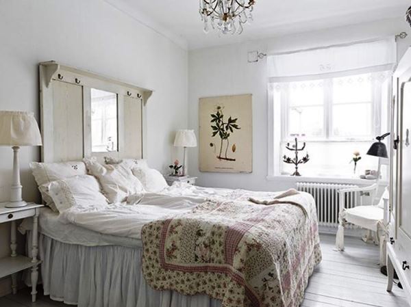 Спальня в стиле шебби шик - стильный дизайн с умом (60 фото)