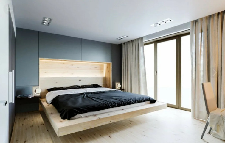 Стиль минимализм в оформлении спальни, фото идеи